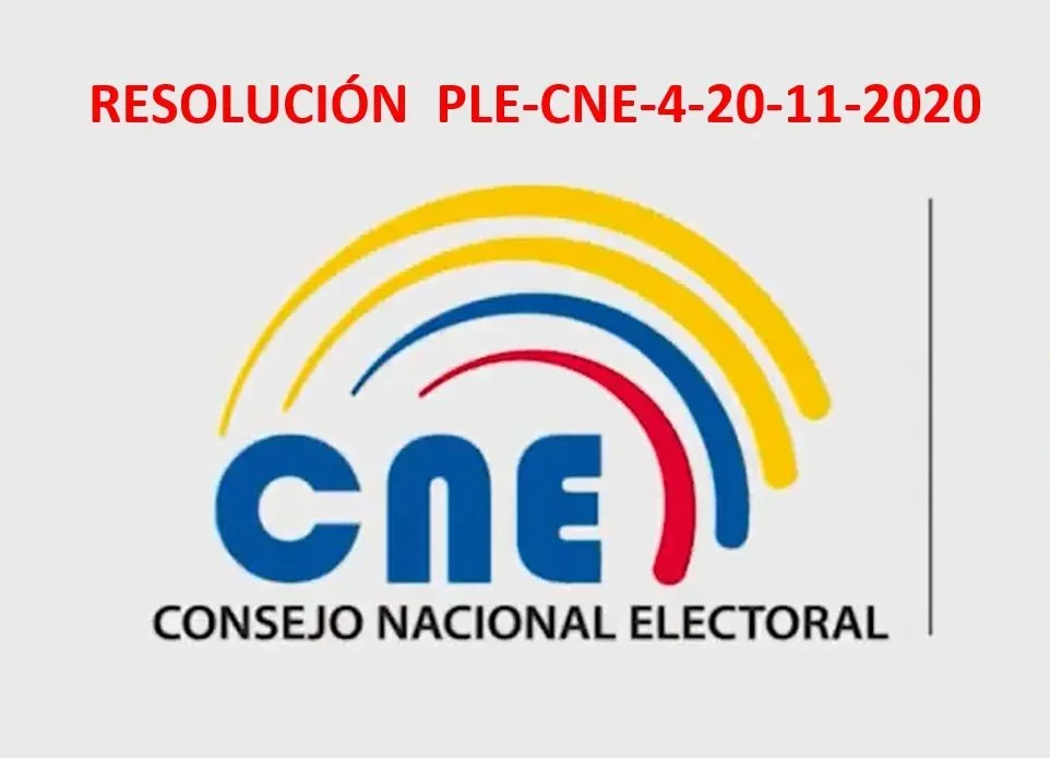 RESOLUCIÓN  PLE-CNE-4-20-11-2020