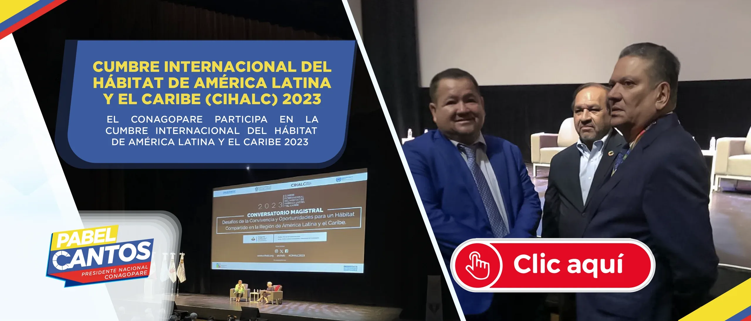 El CONAGOPARE participa en la Cumbre Internacional del Hábitat de América Latina y el Caribe 2023